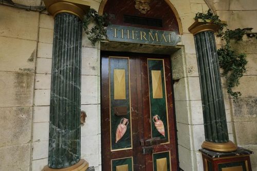 La porte de l'épreuve du Spa