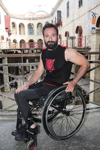 Michael Jeremiasz premier candidat en fauteuil roulant sur le fort