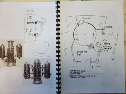 Dessin de Laurent Morin du Percolateur