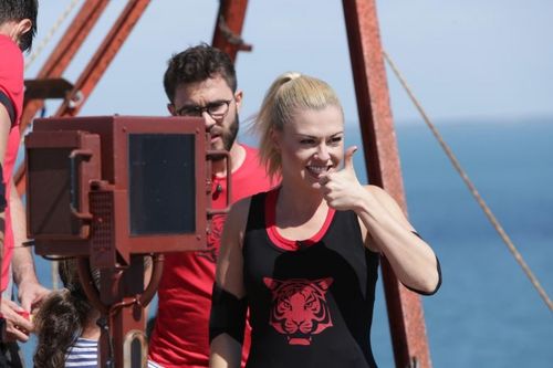 Katrina Patchett au sommet du fort