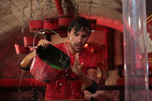 Bertrand Chameroy dans la Caserne du fort.
