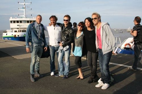 Frédérick Bousquet, Alexandre Devoise, Cyril Féraud, Jasmine Roy, Anne-Gaëlle Riccio et Damien Thévenot