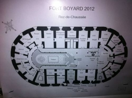 Plan du Rez de Chaussée en 2012