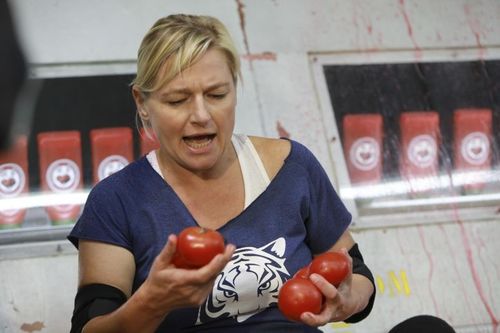 Anne-Elisabeth Lemoine dans la Ketchuperie