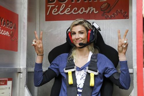 Alexandra Rosenfeld dans la Cabine Ejectable