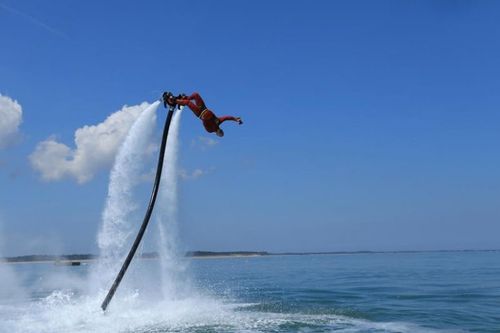 Vincent Lagaf, Mégagaf sur son fly board.
