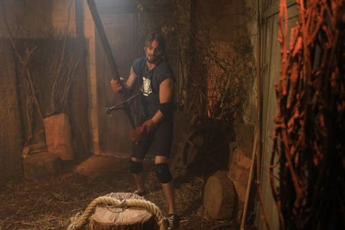 Camille Lacourt dans Excalibur