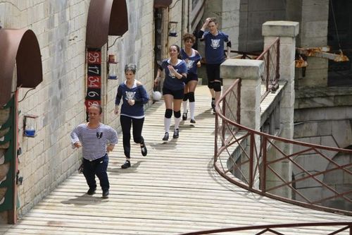 L'équipe n°9 en pleine course