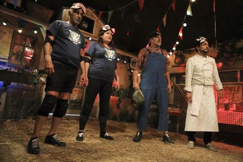 Patrick Bosso et Raquel garrido chez les Bodin's