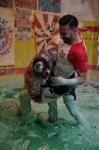 Adil Rami dans la Double Lutte