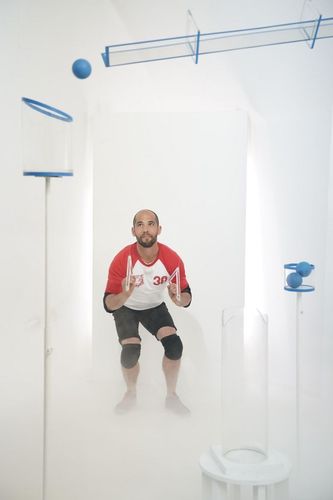 Moïse Santamaria dans le défi de la Gouttière