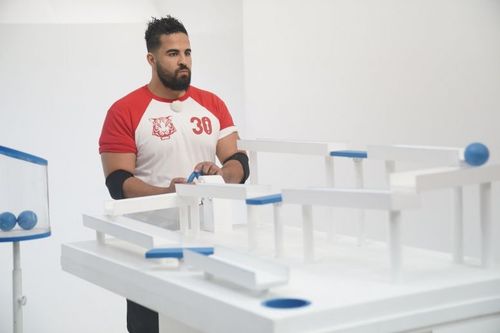 Mourad Ameur dans la salle du Jugement.