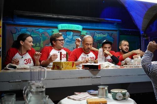 L'équipe N°3 au restaurant