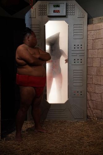 L'épreuve de la Cagoule de retour dans l'épreuve du Voyage dans le temps (avec Sumo !)