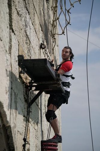 Anthony Colette dans le parcours de la Course Poursuite