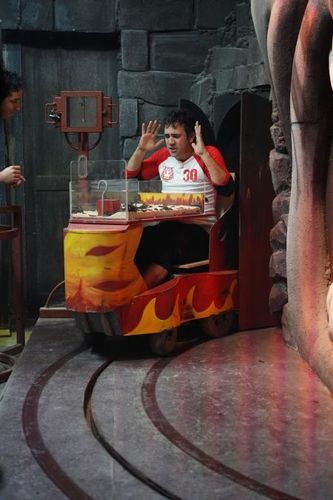Alex Goude dans le Train Fantôme