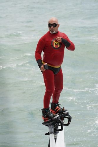 Mégagaf sur son Flyboard