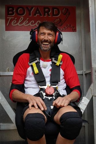 Laurent Kérusoré dans la Cabine Ejectable