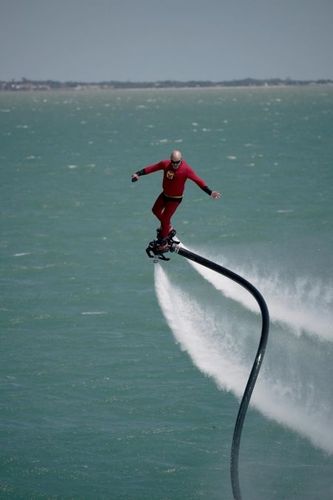 Mégagaf sur son Flyboard