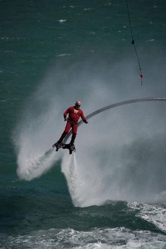 Mégagaf sur son Flyboard