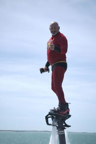 Mégagaf sur son Flyboard