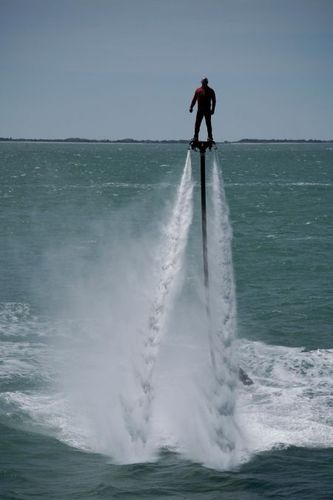Mégagaf sur son Flyboard