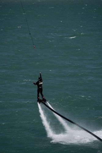 Enora Malagré sur le Flyboard