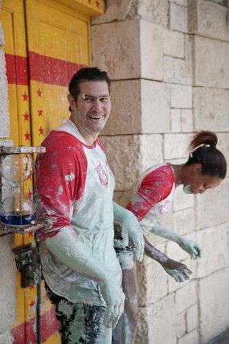 Sortie de la Double Lutte pour Allison Pineau et Vincent Parisi