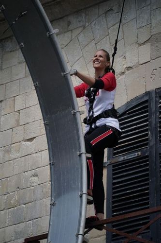 Sandy Heribert sur la Cerce