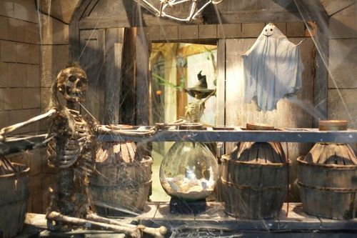 La décoration de la cellule des Jarres pour la Spéciale Halloween