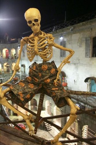 Le fort aux couleurs d\'Halloween