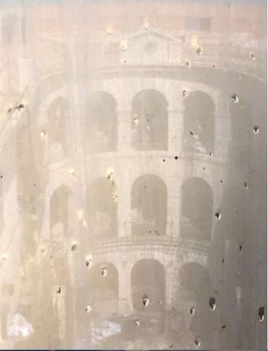 #building #fort #fog #game #city #ocean #france2 #window #urban #atlantique #asuitaine #fortboyard #light #drop #fogging #alp