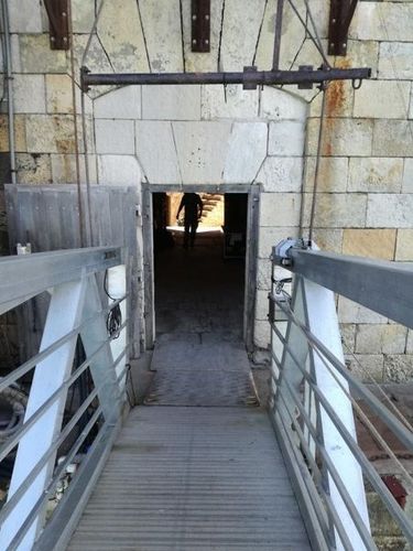 La porte d'entrée du fort