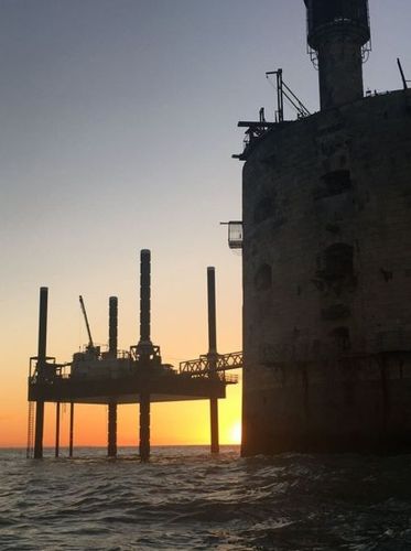 Coucher de soleil sur le fort