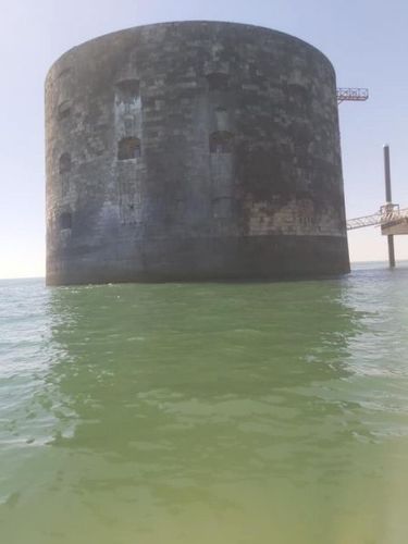 La façade Nord du fort
