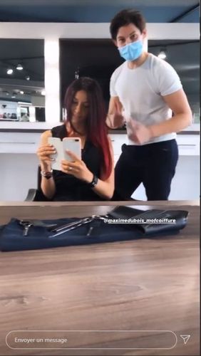 Delphine Wespiser débute sa transformation avant les tournages !