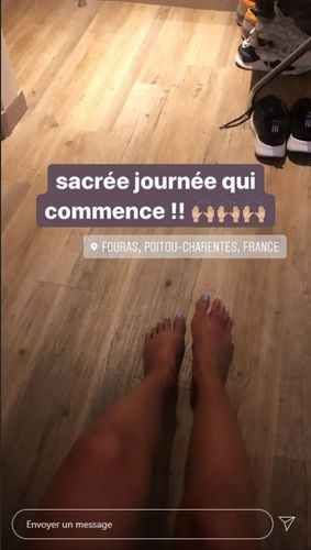 Story Instagram de Delphine Wespiser
