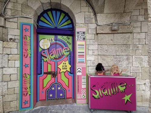 La porte de l'épreuve du Slaïme