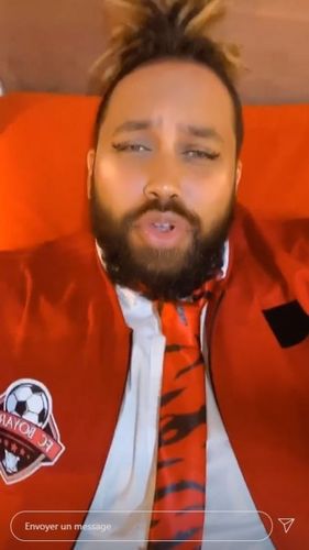 Kévin Razy dans son costume
