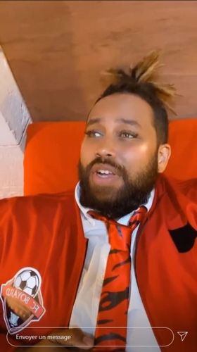 Kévin Razy dans son costume