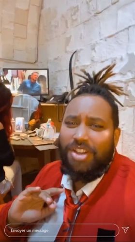 Kévin Razy dans son costume
