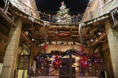 Le fort décoré pour les fêtes de fin d\'année
