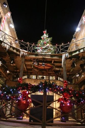 Le fort décoré pour les fêtes de fin d\'année