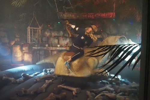 Daphne Burki sur le Rodéo-Dino