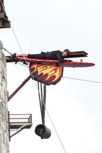 Gil Alma au départ du Surf
