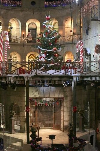 Le fort décoré pour les fêtes de fin d\'année