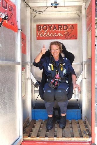 Ariane Massenet dans le Cabine Ejectable