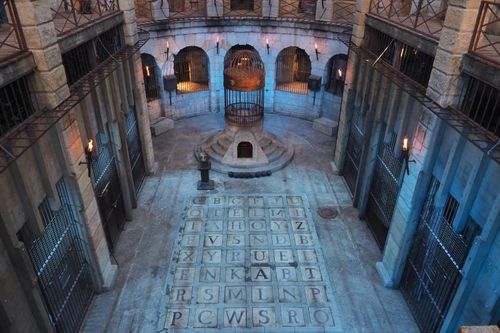 La Salle du Trésor à la tombée de la nuit