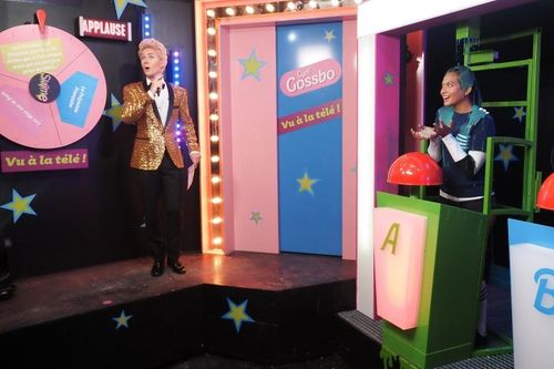 Vaimalama Chaves face à Cyril Gossbo dans l'épreuve du Slaïme