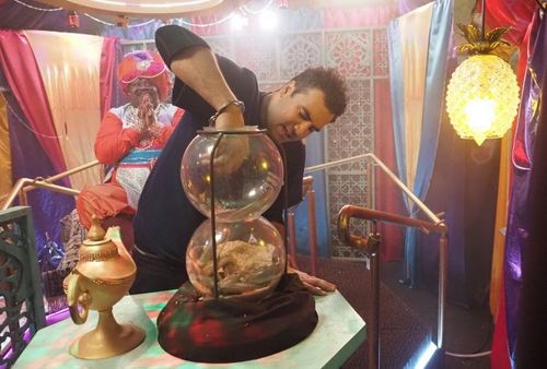 Alex Goude à l'étape finale du Fakir
